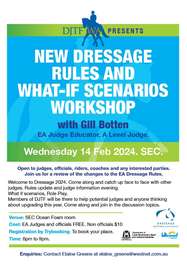 New Dressage Rules and WhatIf Scenarios